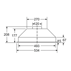 MÁY HÚT MÙI ÂM TRẦN BOSCH DLN53AA70 SERI 2 53CM MODEL 2025