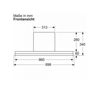MÁY HÚT MÙI ÂM TRẦN BOSCH DBB97DP60 SERI 6 90CM MODEL 2025