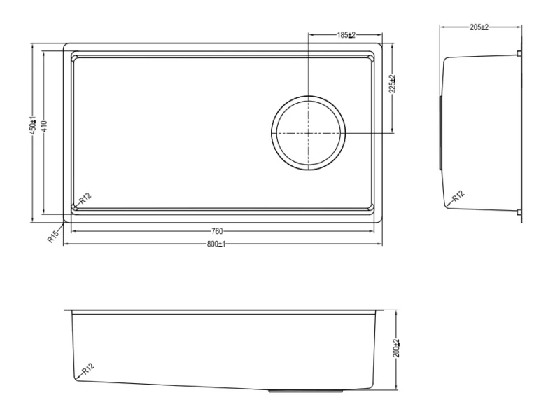 Chậu rửa bát Kluger KY8045ST Basic