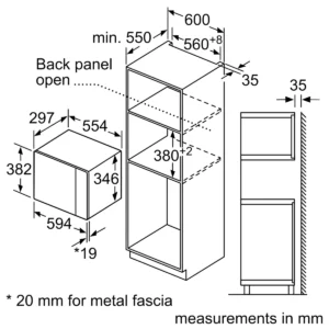 LÒ VI SÓNG ÂM TỦ BOSCH BFL524MB2 SERI4 7 LÒ VI SÓNG ÂM TỦ BOSCH BFL524MB2 SERI4