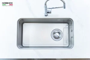 CHẬU RỬA BÁT 1 HỐ NOBINOX NOVA A282M 10 CHẬU RỬA BÁT 1 HỐ NOBINOX NOVA A282M