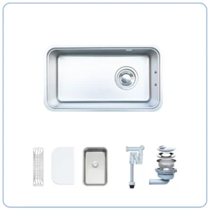 CHẬU RỬA BÁT 1 HỐ NOBINOX NOVA A282M 15 CHẬU RỬA BÁT 1 HỐ NOBINOX NOVA A282M