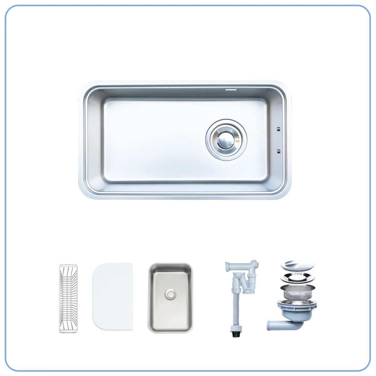 CHẬU RỬA BÁT 1 HỐ NOBINOX NOVA A282M 8 CHẬU RỬA BÁT 1 HỐ NOBINOX NOVA A282M