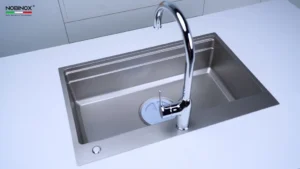 CHẬU RỬA BÁT NOBINOX LIRA NJ560D TẶNG KÈM VÒI