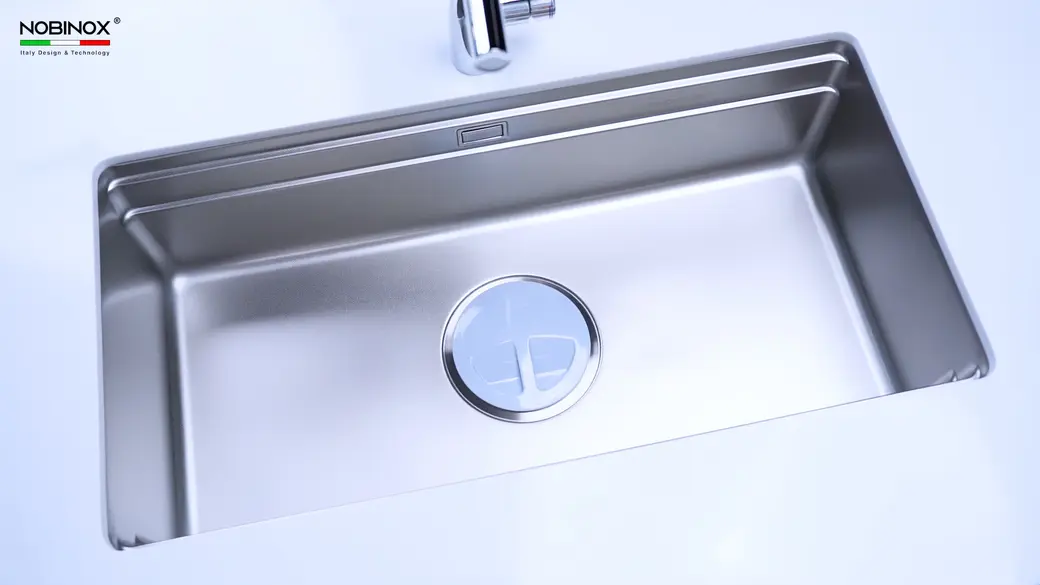 CHẬU RỬA BÁT NOBINOX LIRA NJ566D TẶNG KÈM VÒI 2 CHẬU RỬA BÁT NOBINOX LIRA NJ566D TẶNG KÈM VÒI - C3760 1