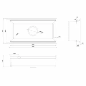 Chậu rửa bát KLUGER KG8644FS Plus
