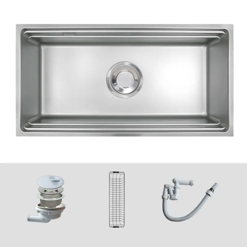 Chậu rửa bát KLUGER KG8644FS BS 6 Chậu rửa bát KLUGER KG8644FS BS