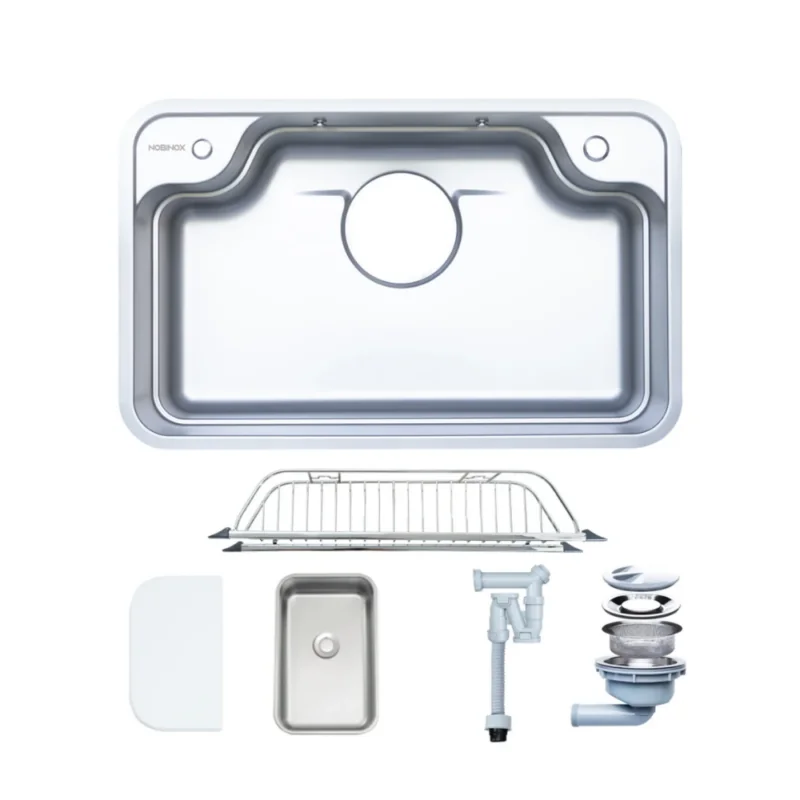 Chậu rửa chén Nobinox ARVO B180 Có vòi 4 Chậu rửa chén Nobinox ARVO B180 Có vòi