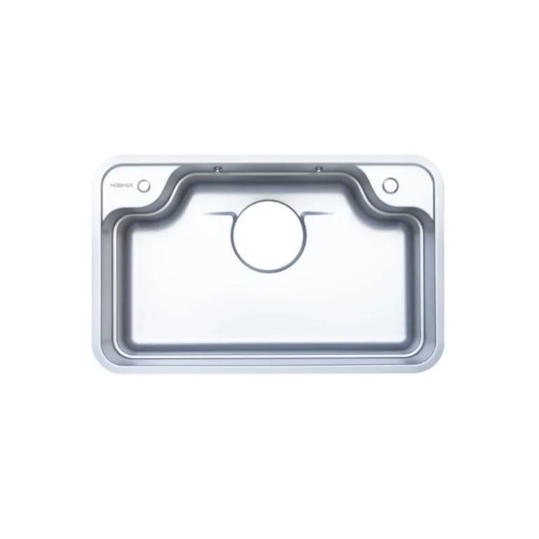 Chậu rửa chén Nobinox ARVO B180 Có vòi 1 Chậu rửa chén Nobinox ARVO B180 Không vòi