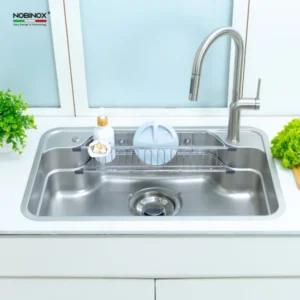 Chậu rửa chén Nobinox ARVO B180 Có vòi 10 Chậu rửa chén Nobinox ARVO B180 Không vòi