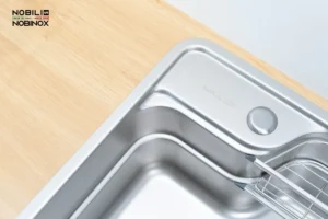 Chậu rửa bát NoBiNox LIKEN NL792D Tặng kèm vòi - NOB09335 FH5tZkXY