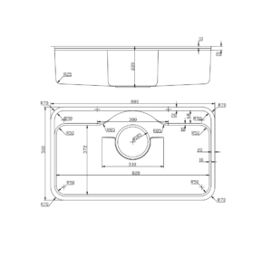 CHẬU RỬA BÁT NOBINOX ROSA NN995D TẶNG KÈM VÒI