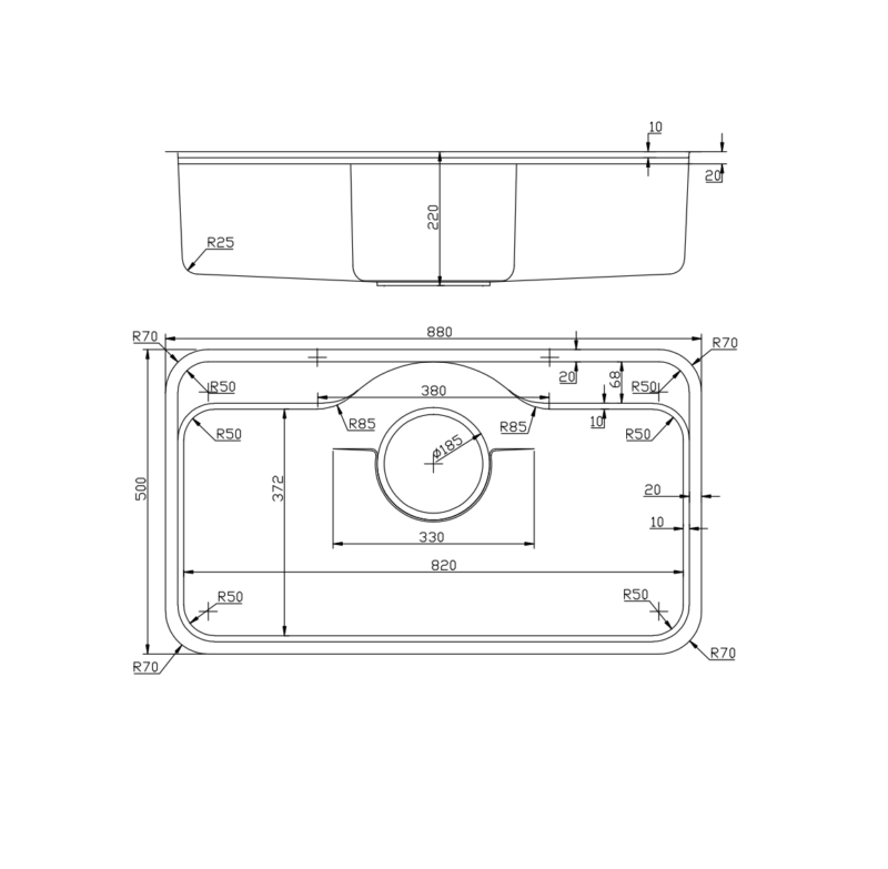 CHẬU RỬA BÁT NOBINOX ROSA NN995D TẶNG KÈM VÒI
