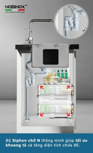 Chậu rửa bát NoBiNox LIKEN NL724D Tặng kèm vòi 16 Chậu rửa bát NoBiNox LIKEN NL724D Tặng kèm vòi - abcvjksvksjbvw mxczhu