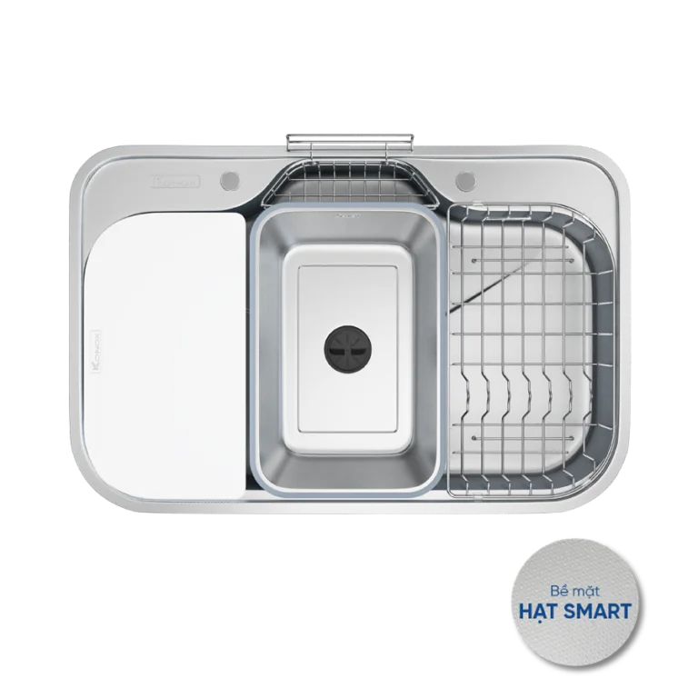 Chậu rửa bát phong cách Nhật chống xước Konox Tari Smart 7851 1 Chậu rửa bát phong cách Nhật chống xước Konox Tari Smart 7851