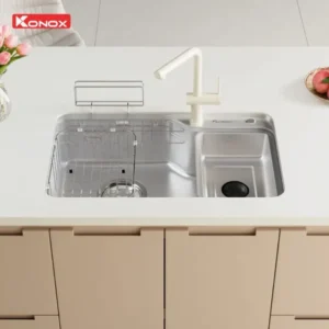 Chậu rửa bát phong cách Nhật chống xước Tari Smart 8050 13 Chậu rửa bát phong cách Nhật chống xước Tari Smart 8050