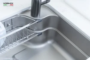 CHẬU RỬA BÁT 1 HỐ NOBINOX ARVO B275 TẶNG KÈM VÒI