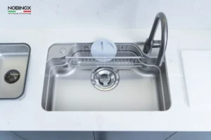 CHẬU RỬA BÁT 1 HỐ NOBINOX ARVO B275 TẶNG KÈM VÒI