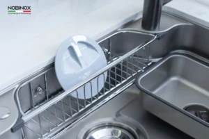 CHẬU RỬA BÁT 1 HỐ NOBINOX ARVO B275 TẶNG KÈM VÒI