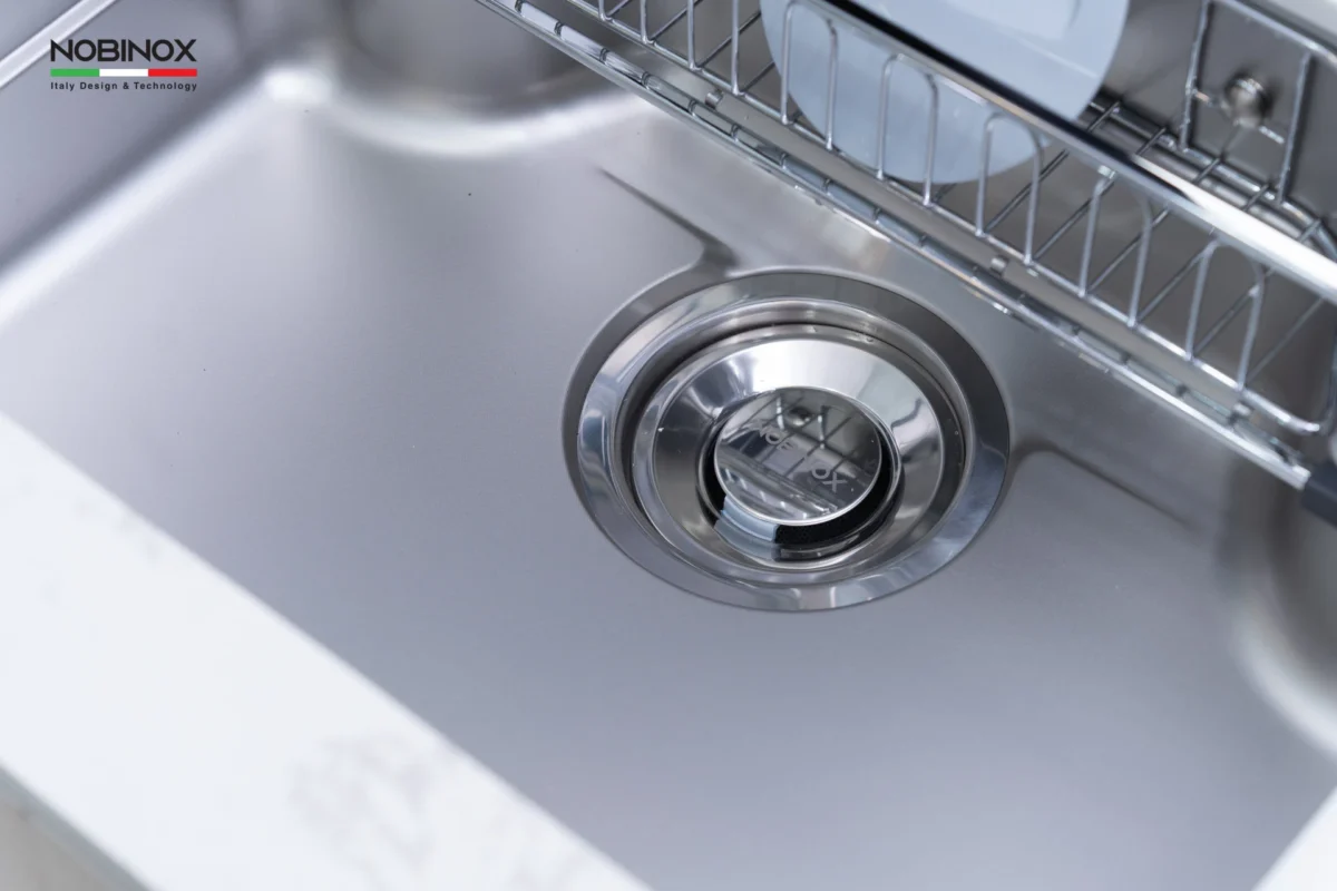 CHẬU RỬA BÁT 1 HỐ NOBINOX ARVO B370 TẶNG KÈM VÒI 4 CHẬU RỬA BÁT 1 HỐ NOBINOX ARVO B370