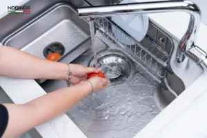 CHẬU RỬA BÁT 1 HỐ NOBINOX ARVO B370 TẶNG KÈM VÒI 13 CHẬU RỬA BÁT 1 HỐ NOBINOX ARVO B370