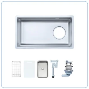 CHẬU RỬA BÁT 1 HỐ NOBINOX ARVO V676 TẶNG KÈM VÒI 10 CHẬU RỬA BÁT 1 HỐ NOBINOX ARVO V676 TẶNG KÈM VÒI