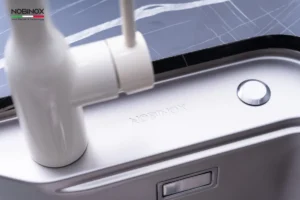 CHẬU RỬA BÁT 1 HỐ NOBINOX NOVA A182 TẶNG KÈM VÒI 12 CHẬU RỬA BÁT 1 HỐ NOBINOX NOVA A182