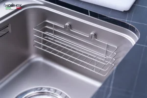 CHẬU RỬA BÁT 1 HỐ NOBINOX NOVA A182 TẶNG KÈM VÒI 14 CHẬU RỬA BÁT 1 HỐ NOBINOX NOVA A182