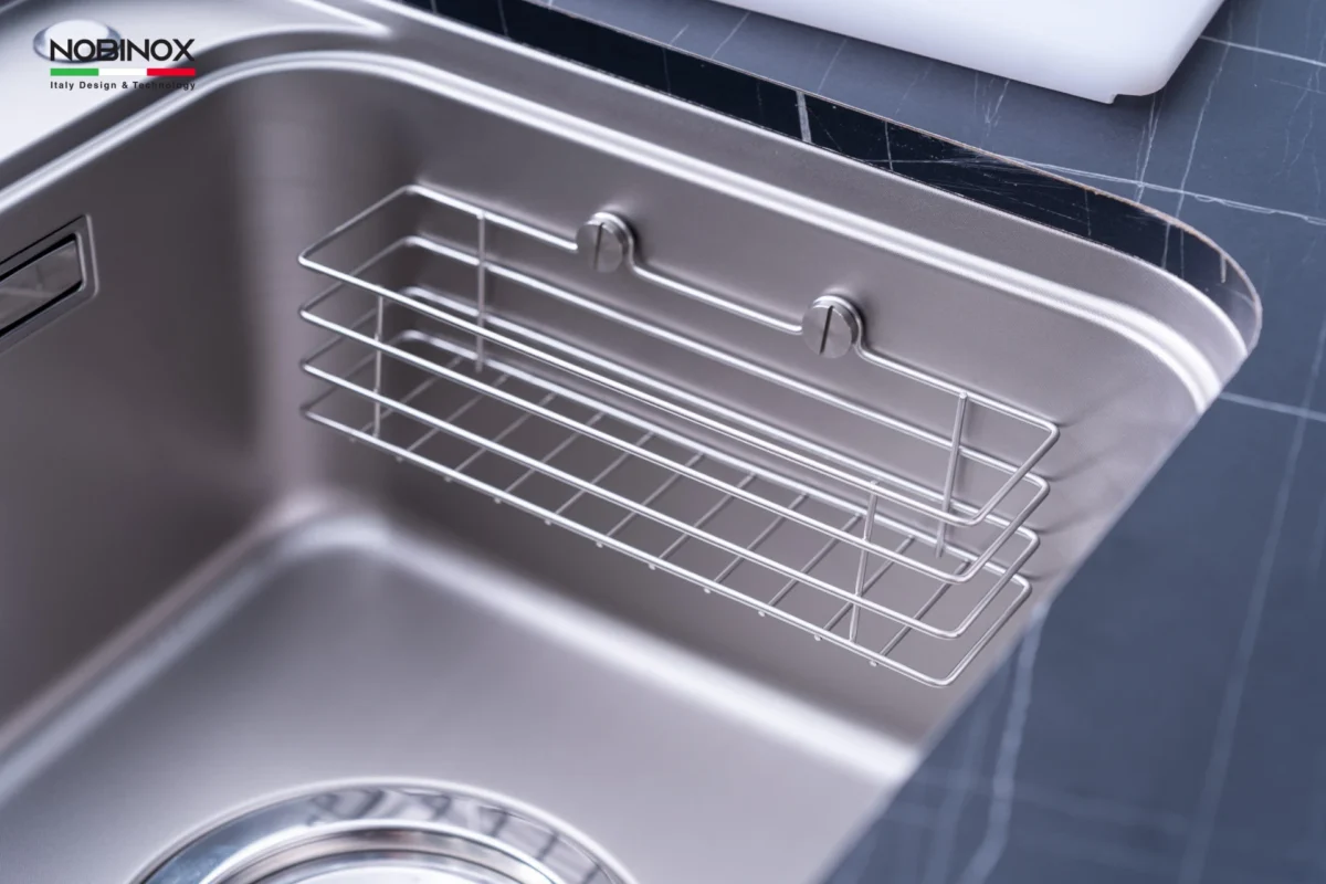 CHẬU RỬA BÁT 1 HỐ NOBINOX NOVA A182 TẶNG KÈM VÒI 7 CHẬU RỬA BÁT 1 HỐ NOBINOX NOVA A182