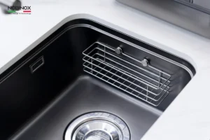 CHẬU RỬA BÁT 1 HỐ NOBINOX NOVA A284B 9 CHẬU RỬA BÁT 1 HỐ NOBINOX NOVA A284B TẶNG KÈM VÒI
