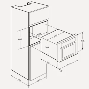 Lò nướng âm SANKO KO595BE