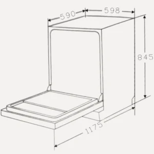 Máy rửa chén SANKO KW845AS
