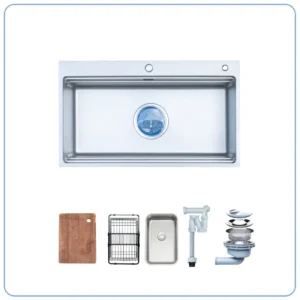 CHẬU RỬA BÁT NOBINOX LIRA NJ564D TẶNG KÈM VÒI