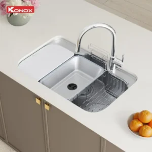 Chậu rửa bát phong cách Nhật chống xước Konox Tari Smart 7851 11 Chậu rửa bát phong cách Nhật chống xước Konox Tari Smart 7851