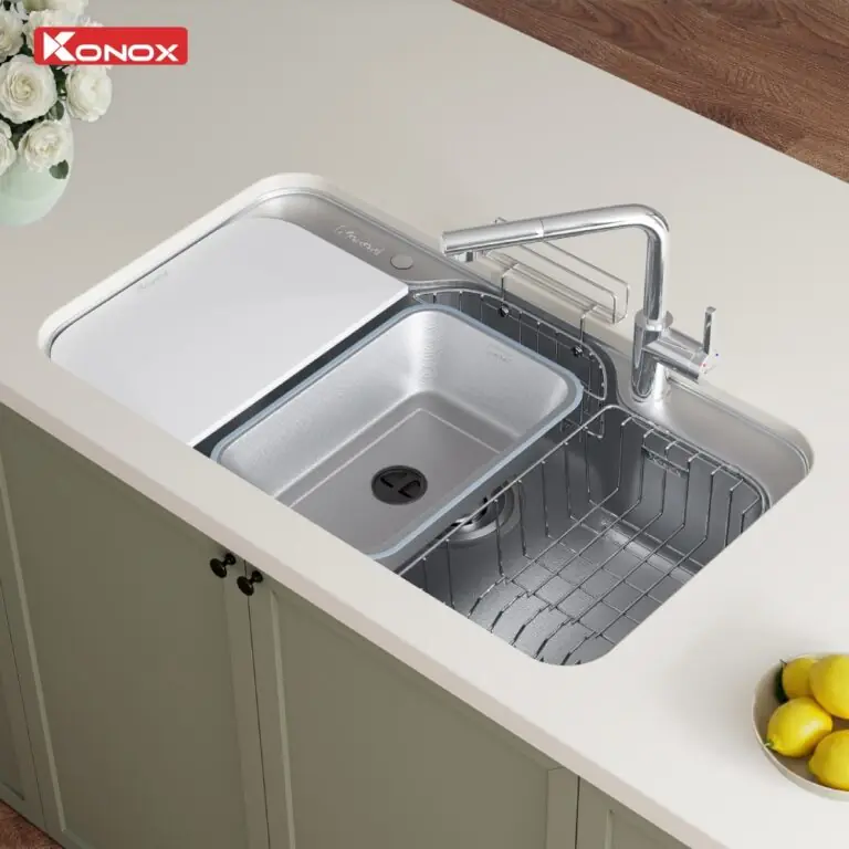 Chậu rửa bát phong cách Nhật chống xước Tari Smart 9051 11 Chậu rửa bát phong cách Nhật chống xước Tari Smart 9051