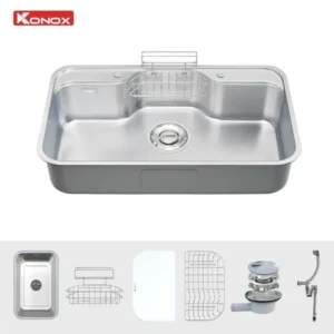Chậu rửa bát phong cách Nhật chống xước Tari Smart 9051 8 Chậu rửa bát phong cách Nhật chống xước Tari Smart 9051
