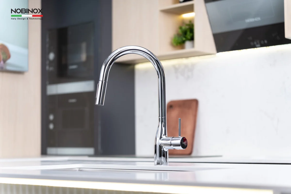 VÒI RỬA BÁT DÂY RÚT NOBINOX JAPA NX998 6 VÒI RỬA BÁT DÂY RÚT NOBINOX JAPA NX998