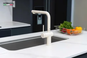 VÒI RỬA BÁT DÂY RÚT NOBINOX BIANCO NX602 5 VÒI RỬA BÁT DÂY RÚT NOBINOX BIANCO NX602