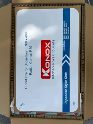 Chậu rửa bát phong cách Nhật chống xước Tari Smart 8050 14 Chậu rửa bát phong cách Nhật chống xước Tari Smart 8050