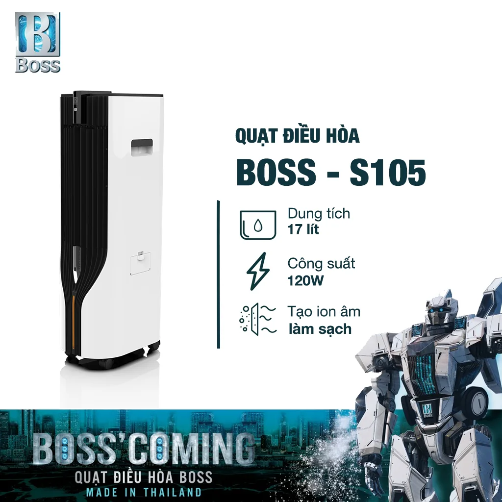 Quạt điều hòa Boss S105 8 Quạt điều hòa Boss S105