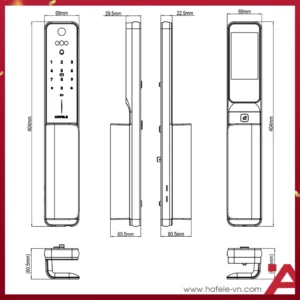 Khóa Điện Tử Horizon PP2501W Hafele 13 Khóa Điện Tử Horizon PP2501W Hafele