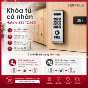 Khóa Tủ Điện Tử Hafele EL3300-TK 9 Khóa Tủ Điện Tử Hafele EL3300-TK