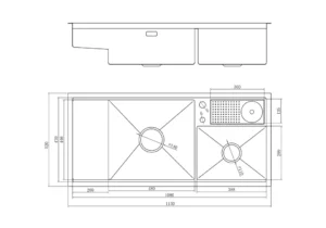 CHẬU RỬA BÁT NOBINOX RAZIA NJ577 TẶNG KÈM VÒI