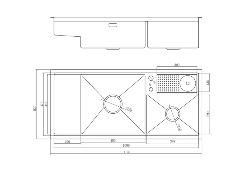CHẬU RỬA BÁT NOBINOX RAZIA NJ577 TẶNG KÈM VÒI
