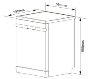 Máy rửa bát Kocher X15UV