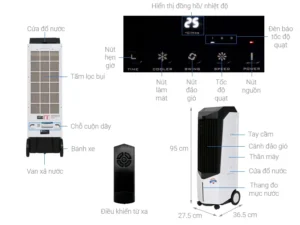 Quạt điều hòa Boss S102