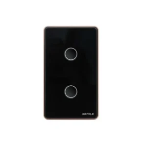 Công tắc ZB 2G US 10A đen L Hafele HSL-LS2G01B