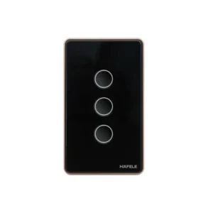 Công tắc ZB 3G US 10A Đen L Hafele HSL-LS3G01B