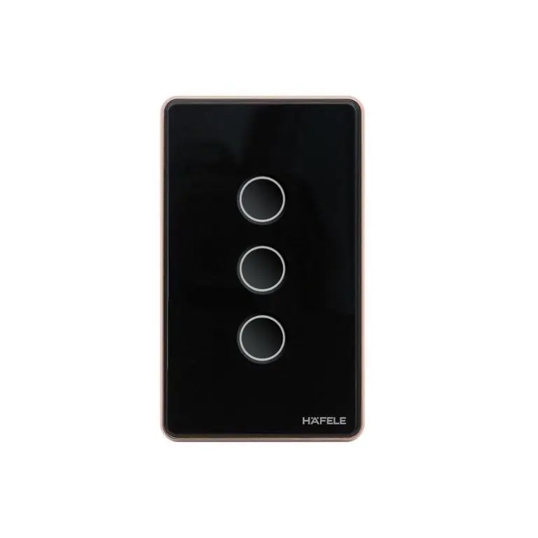 Công tắc ZB 3G US 10A Đen L Hafele HSL-LS3G01B