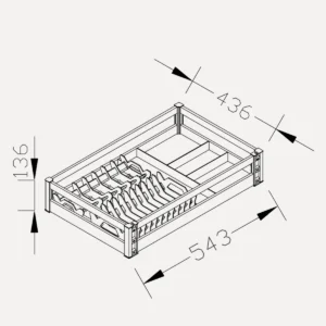 Kệ chén dĩa SANKO K600CD